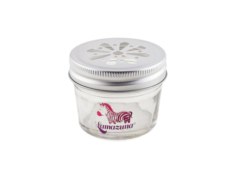 Lamazuna Glass Jar With Perforated Lid – Γυάλινο Βαζάκι Για Στερεά Καλλυντικά Με Διάτρητο Καπάκι