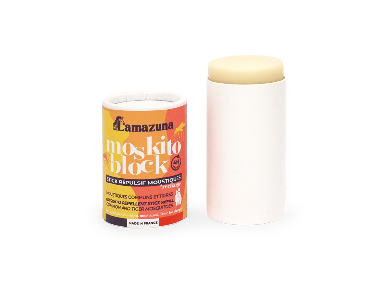 Lamazuna Moskito Block Stick Refill - Φυσικό Eπαναγεμιζόμενο Stick, Aνταλλακτικό