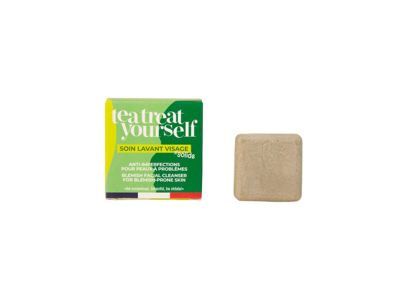 Lamazuna Solid Facial Cleanser Blemish-Prone Skin – Φυσικό Στερεό Καθαριστικό Προσώπου Για Επιδερμίδα Με Ατέλειες