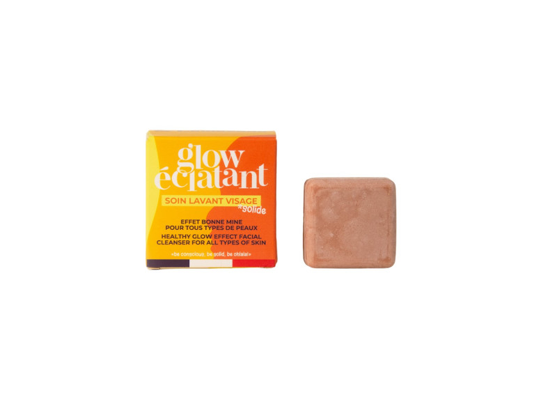 Lamazuna Solid Facial Cleanser Healthy Glow – Φυσικό Στερεό Καθαριστικό Προσώπου Για Λάμψη