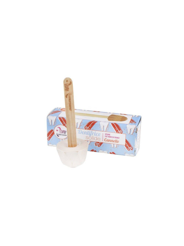 Lamazuna Solid Toothpaste Cinnamon - Φυσική Στερεή Οδοντόκρεμα με γεύση κανέλλας