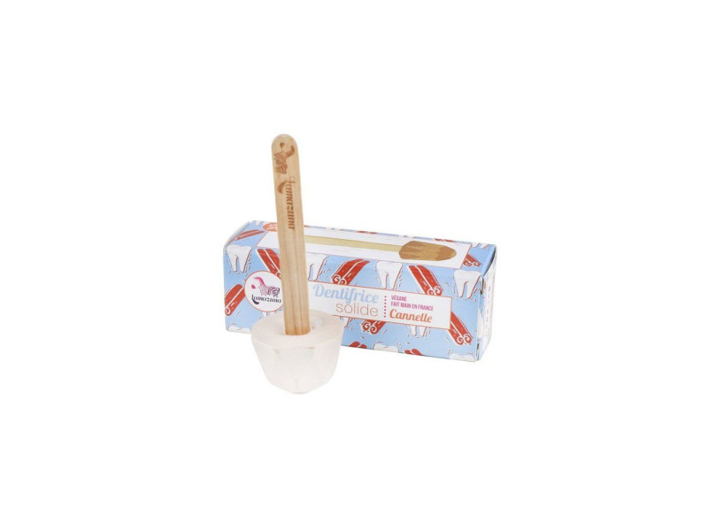 Lamazuna Solid Toothpaste Cinnamon - Φυσική Στερεή Οδοντόκρεμα με γεύση κανέλλας