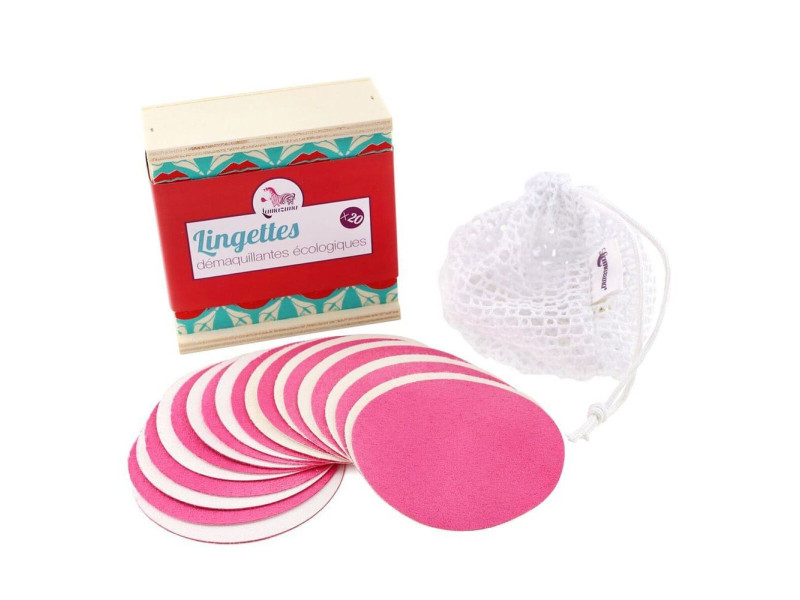 Lamazuna Washable Cleansing Wipes Set 20pcs – Επαναχρησιμοποιούμενα Μαντηλάκια Ντεμακιγιάζ Προσώπου, 20 τεμ.