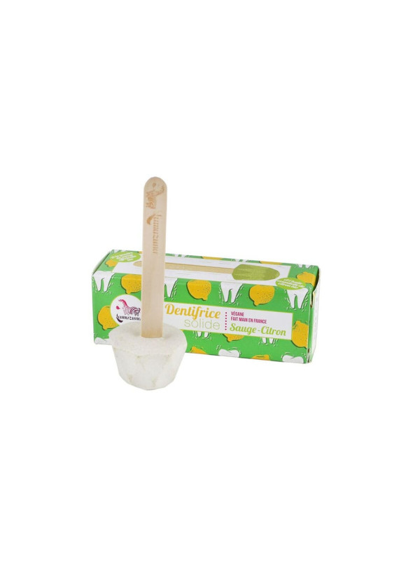 Lamazuna Solid Toothpaste Sage & Lemon - Φυσικ΄΄η Οδοντόκρεμα με γεύση φασκόμηλου και λεμονιού