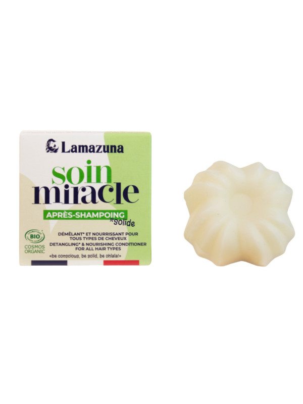 Lamazuna Solid Conditioner Miraculous Care - Βιολογικό Στερεό Conditioner για Ολους τους Τύπους Μαλλιών