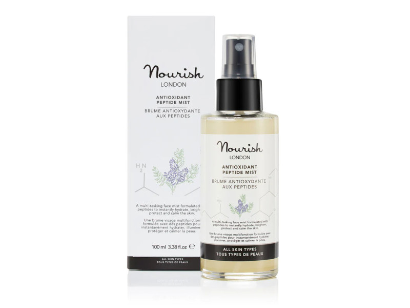 Nourish London Antioxidant Peptide Face Mist – Βιολογικό Mist Προσώπου Με Πεπτίδια & Αντιοξειδωτική Δράση