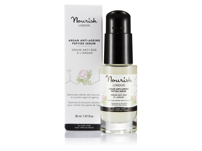 Nourish London Argan Anti-Ageing Peptide Serum – Βιολογικός Ορός Aντιγήρανσης Προσώπου Με Πεπτίδια