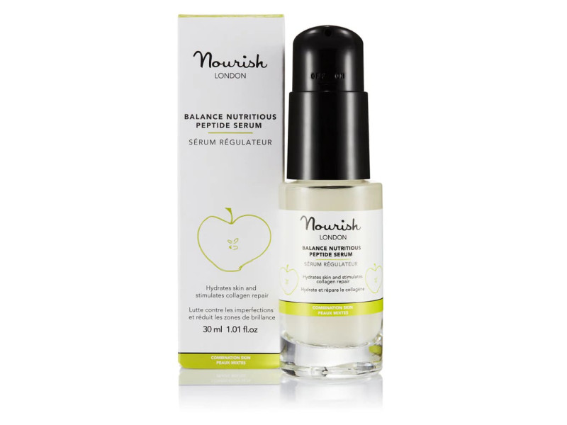 Nourish London Balance Nutritious Peptide Serum - Βιολογικός Ορός Προσώπου Με Πεπτίδια Για Λιπαρή & Μεικτή Επιδερμίδα