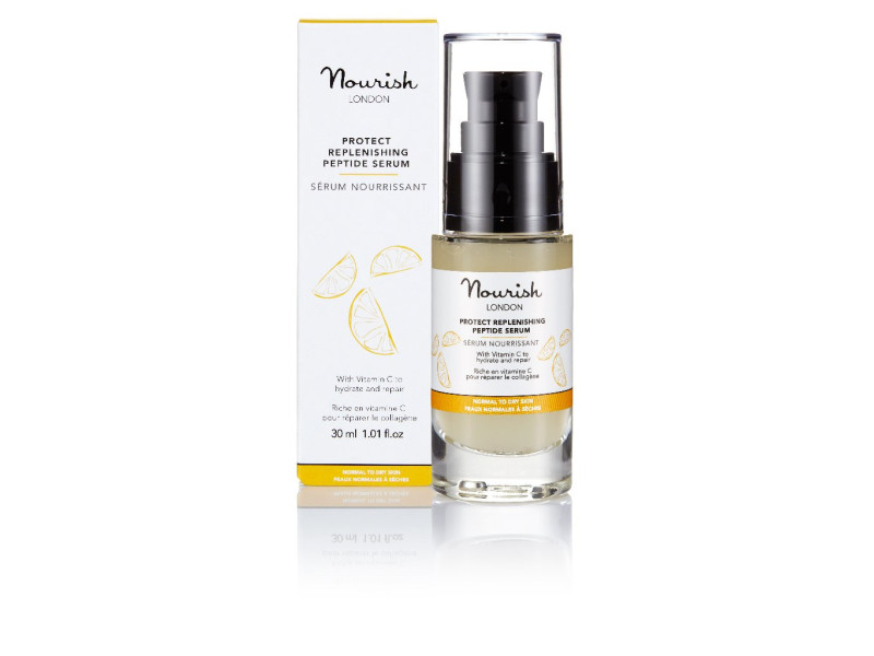 Nourish London Protect Replenishing Peptide Serum - Φυσικός Ορός Προσώπου Με Πεπτίδια Για Ενυδάτωση & Αντιγήρανση