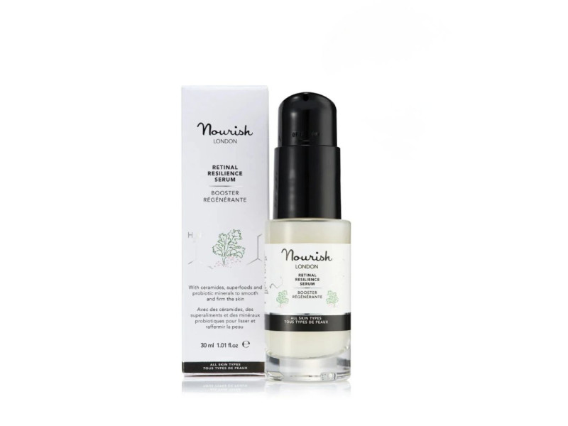 Nourish London Retinal Resilience Serum με Ceramides & Hyaluronic Acid – Βιολογικός ορός προσώπου με retinal, ceramides και υαλουρονικό οξύ