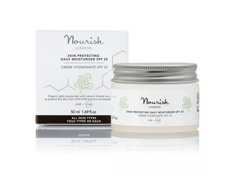 Nourish London Skin Protecting Daily Moisturiser SPF25 - Φυσική Ενυδατική Κρέμα Προσώπου Με SPF25
