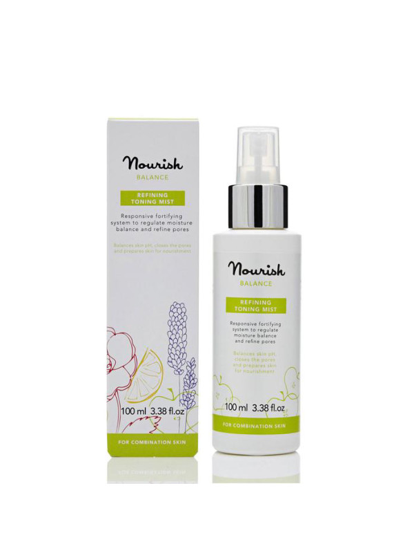 Nourish London Balance Refining Toning Mist – Βιολογικό Τονωτικό Mist Προσώπου Για Λιπαρή & Μεικτή Επιδερμίδα