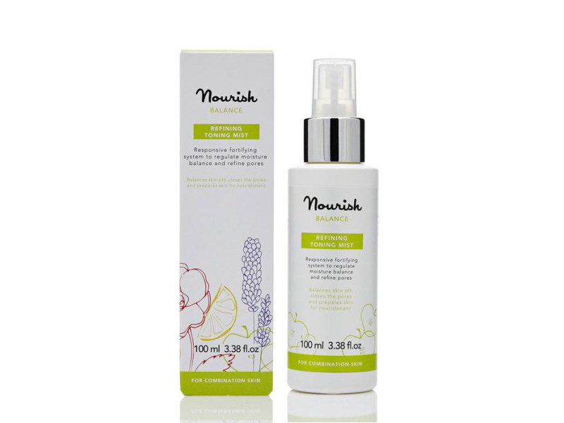 Nourish London Balance Refining Toning Mist – Βιολογικό Τονωτικό Mist Προσώπου Για Λιπαρή & Μεικτή Επιδερμίδα