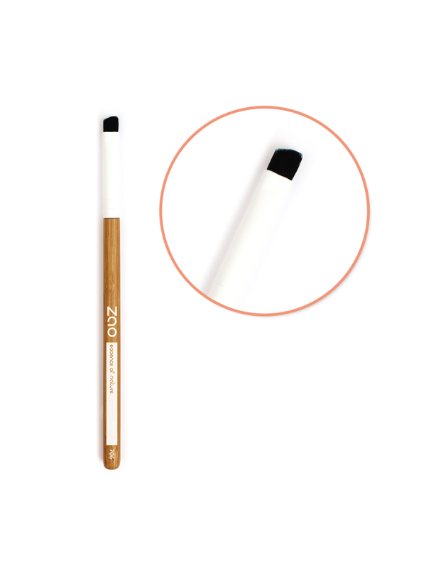 Zao Organic Angled Brush 706 – Vegan & Cruelty Free λοξό πινέλο για μάτια & φρύδια