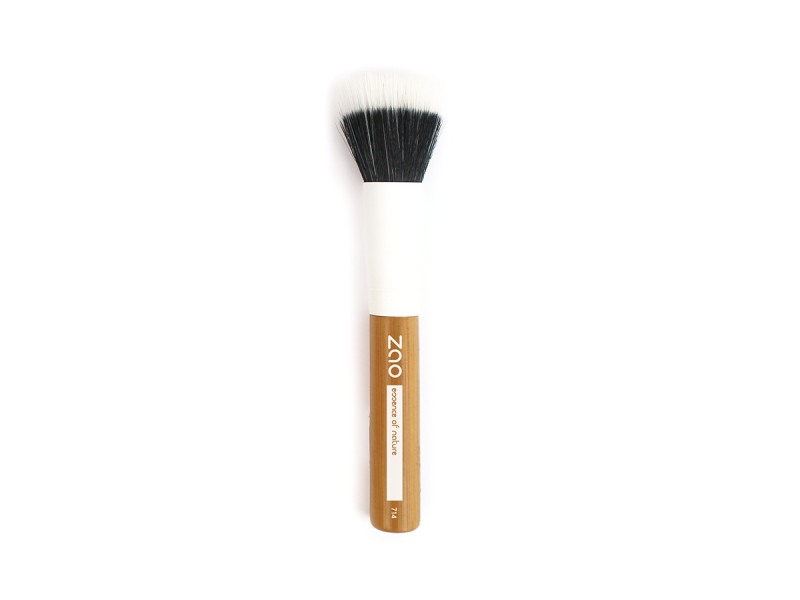 Zao Organic Duo Fiber Foundation Brush 714 – Vegan & Cruelty Free πινέλο για foundation
