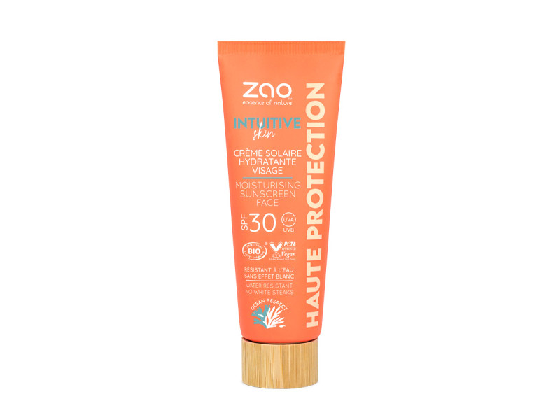 Zao Organic Moisturising Face Sunscreen SPF 30 – Βιολογική Ενυδατική Αντηλιακή προσώπου SPF 30, για όλους τους τύπους δέρματος