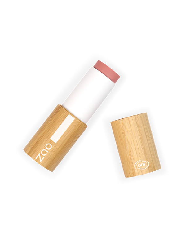 Zao Organic Blush Stick – Βιολογικό κρεμώδες ρουζ σε στικ για φυσικό, υγιές χρώμα