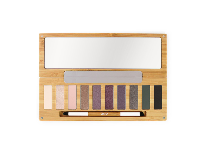 Zao Organic Palette Clin d’Oeil – Παλέτα Βιολογικών σκιών με 10 Ματ Αποχρώσεις