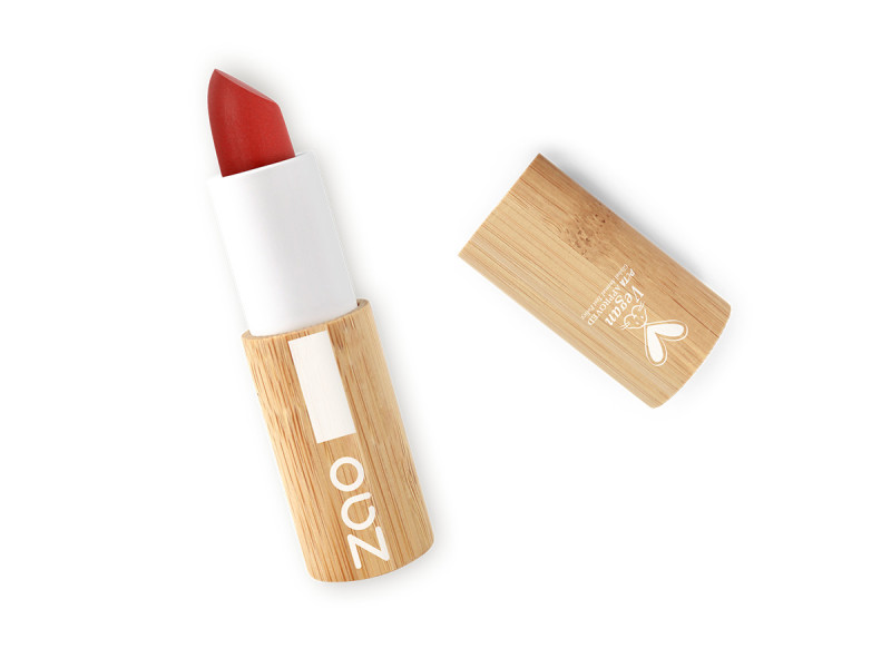 Zao Organic Daring Lipstick The Red – Vegan Κόκκινο Κραγιόν με Έντονη Απόδοση & Μεγάλη Διάρκεια