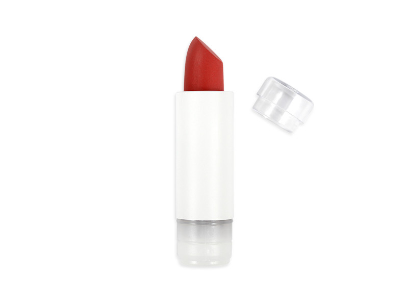 Zao Organic Daring Lipstick The Red Refill – Vegan Κόκκινο Κραγιόν με Έντονη Απόδοση & Μεγάλη Διάρκεια (Aνταλλακτικό)