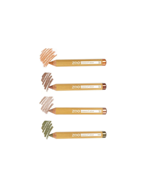 Zao Jumbo Eye Pencils– Βιολογικά, JUMBO, Μολύβια Ματιών