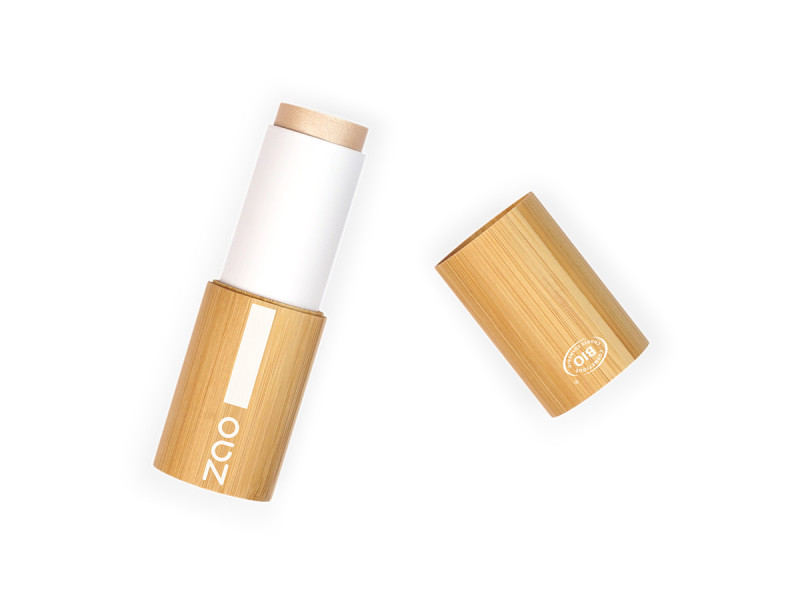 Zao Organic Shine-Up Stick 315 - Βιολογικό κρεμώδες highlighter σε stick