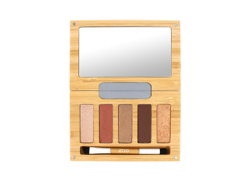 Zao Organic Palette Spicy Chic – Παλέτα Βιολογικών Σκιών με 5 Αποχρώσεις