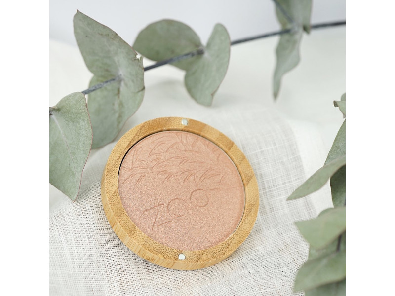 Zao Organic Shine Up Powder Refill  - Βιολογική πούδρα λάμψης & highlighter (Ανταλλακτικό)