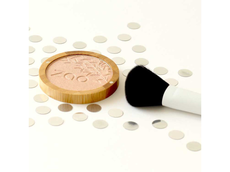 Zao Organic Shine Up Powder Refill  - Βιολογική πούδρα λάμψης & highlighter (Ανταλλακτικό)