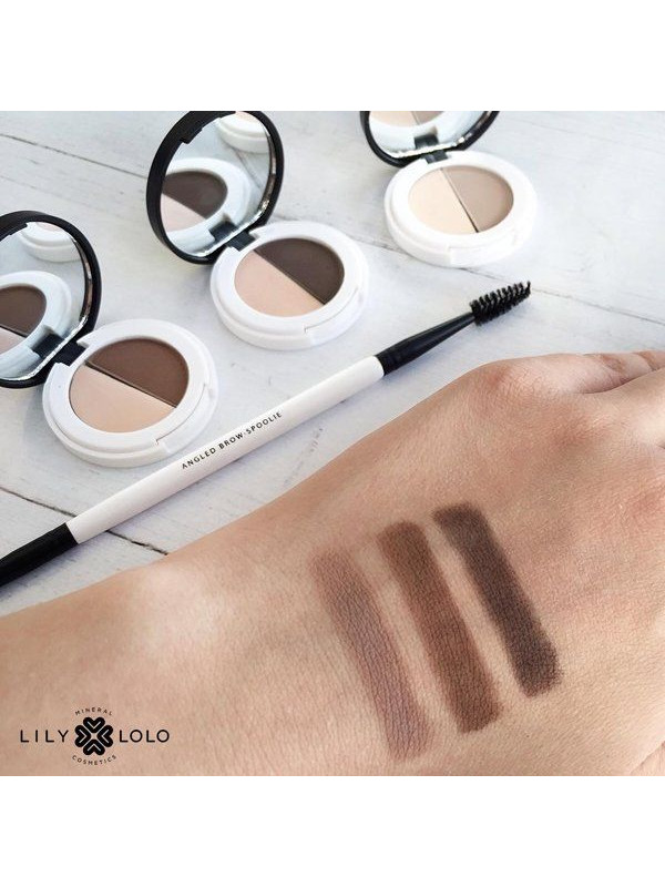 Lily Lolo Eyebrow Duo – Σκιά & κερί φρυδιών σε συμπαγή μορφή
