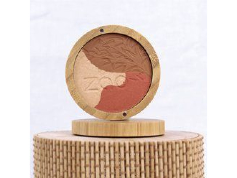 Zao Organic Sublime Mosaic – Βιολογικό Ρουζ με Λάμψη & Ηλιοκαμένο Εφέ