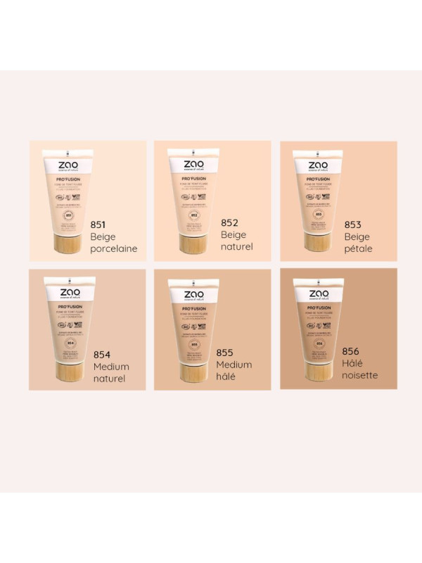 Zao Organic Pro’Fusion Fluid Foundation – Βιολογικό Υγρό foundation