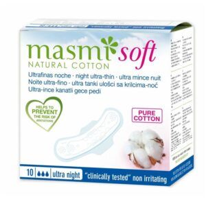 Masmi Ultrathin Sanitary Pads - Natural Cotton - Night