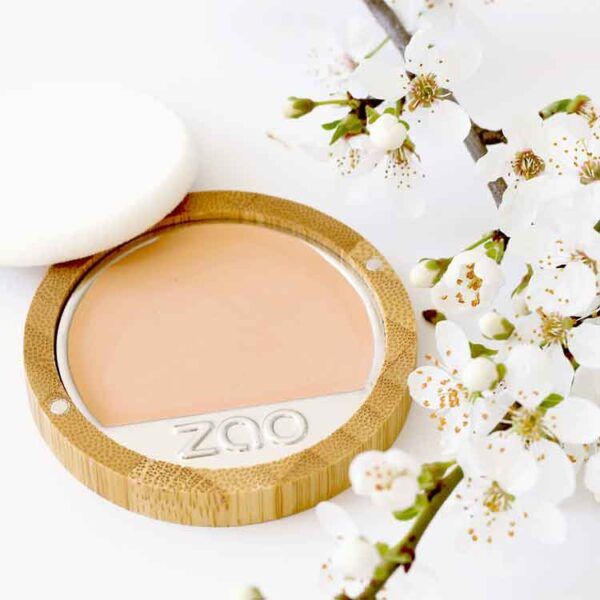 ONTS Προϊόντα βιολογικού και vegan μακιγιάζ Zao Compact Foundation: Compact make up, 100% φυσικό, βιολογικό & Vegan. Καλύπτει απόλυτα τις ατέλειες, εμπλουτισμένο με πούδρα και εκχύλισμα Bamboo