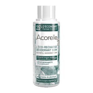 Acorelle Certified Organic Deodorant Eco Refill Long Lasting - Lotus Bergamot