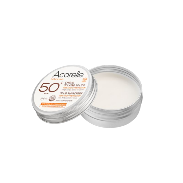 Acorelle Certified Organic Solid Sunscreen SPF 50